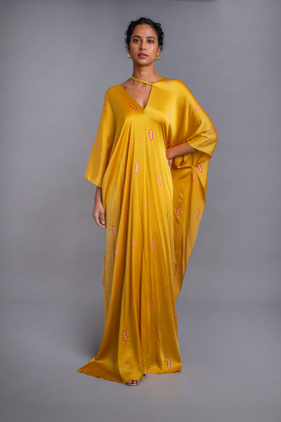 Stephany Silk 2 Way Tie-dye Kaftan Set - Republic of Mode