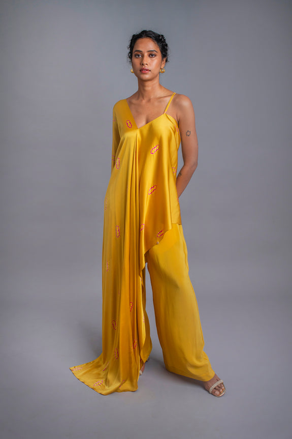 Stephany Silk 2 Way Tie-dye Kaftan Set - Republic of Mode