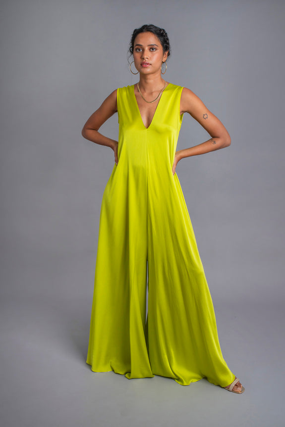 Stephany Silk Jumpsuit - Republic of Mode