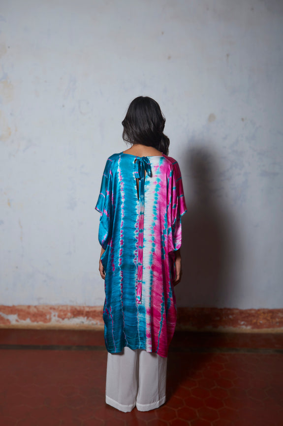 Stephany Silk Knotted Leheriya Set - Republic of Mode