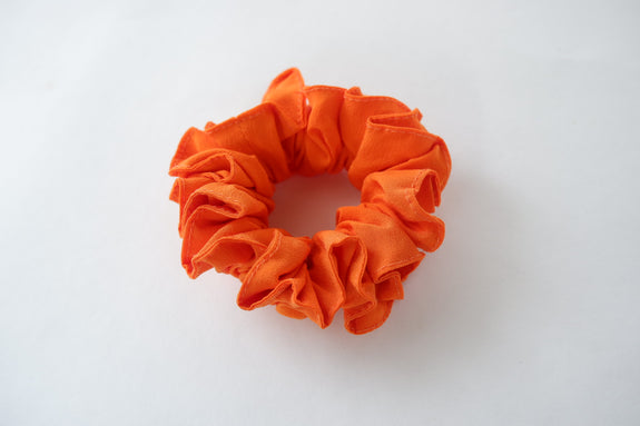 Stephany Silk Tangerine Scrunchy - Republic of Mode