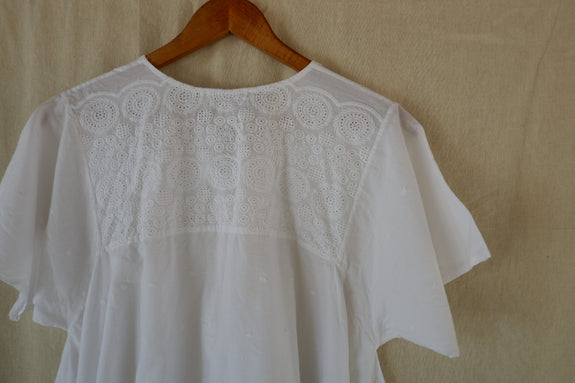 Stephany Cotton Shirt Style High Low Tunic - Republic of Mode