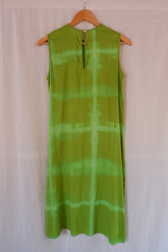 Stephany Cotton Fold-Dye Sleeveless Dress - Republic of Mode