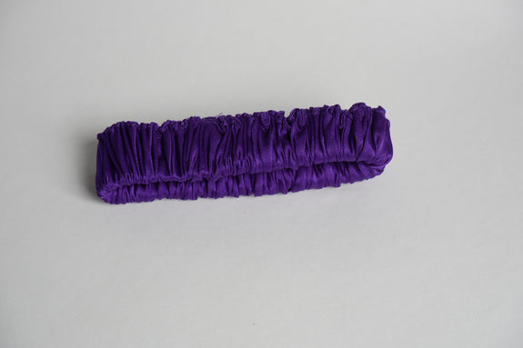 Stephany Silk Cobalt Scrunchy - Slim - Republic of Mode