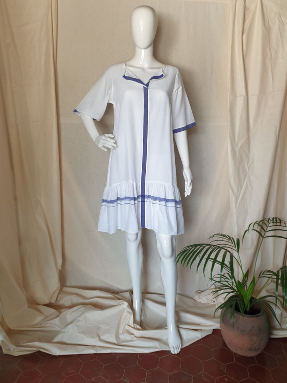 Stephany Cotton Drop Hem Easy Dress - Republic of Mode