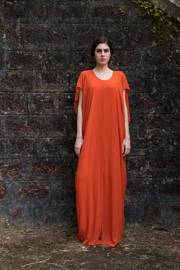 Stephany Silk Back Draped Dress - Republic of Mode
