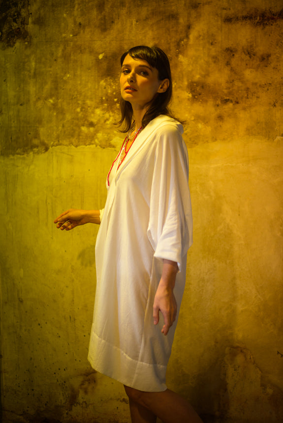 Stephany Giza Cotton Shift Dress - Republic of Mode