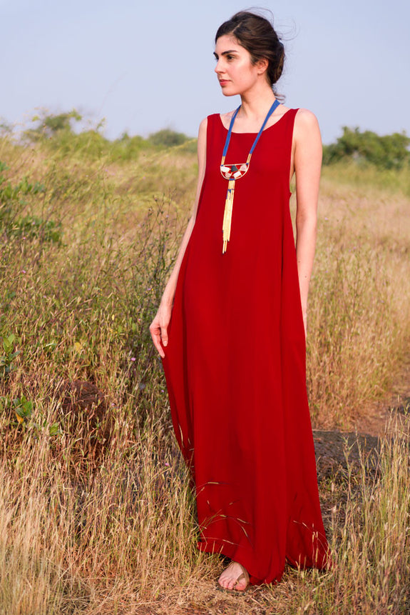 Stephany Silk Strappy Low-Back Dress - Republic of Mode