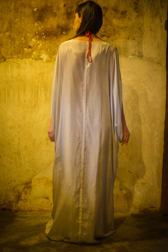 Stephany Cotton Silk V-Neck Kaftan - Republic of Mode