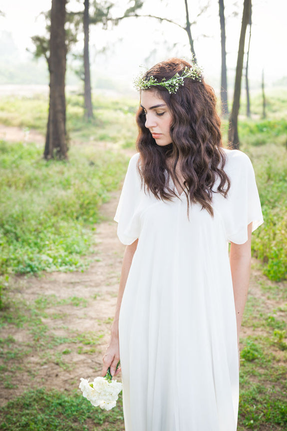Stephany Silk Back Cowl Dress - Republic of Mode
