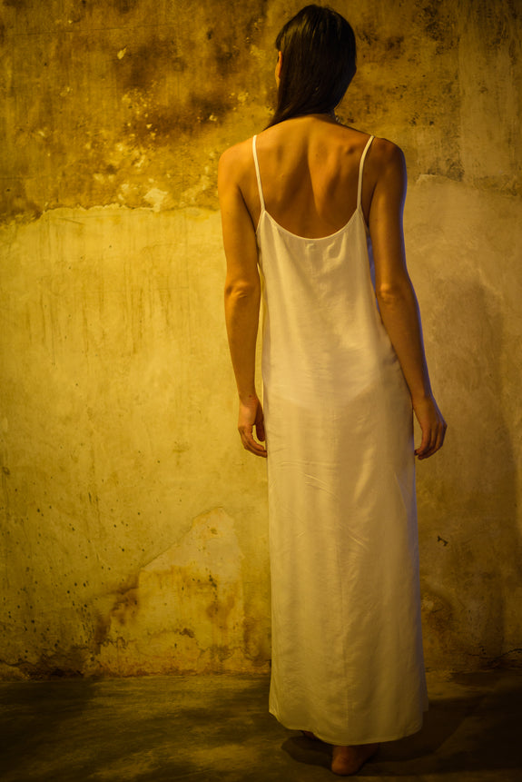 Stephany Cotton Silk Slip Dress - Republic of Mode