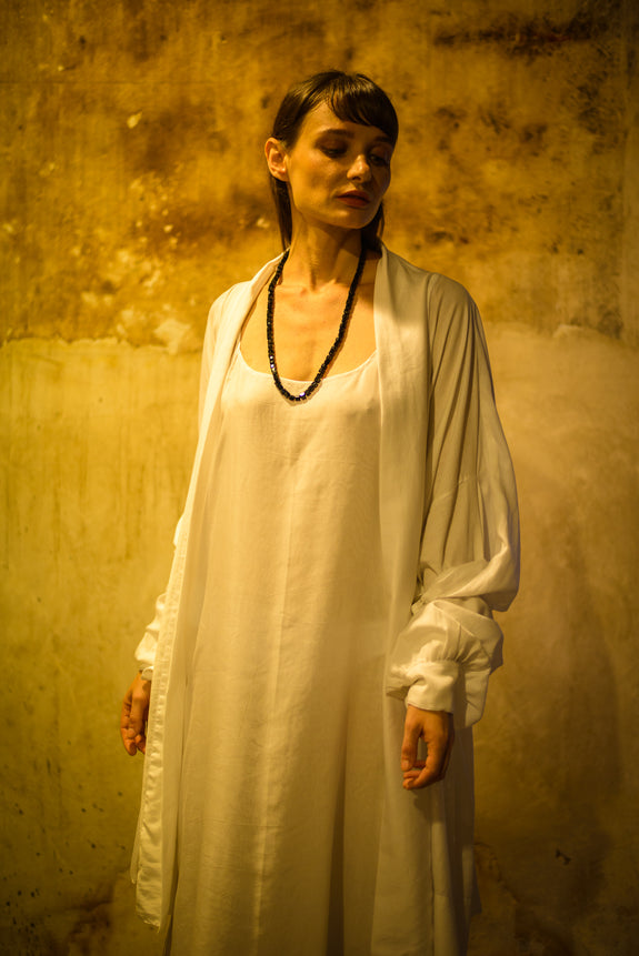 Stephany Giza Cotton Deconstructed Sleeve Jacket - Republic of Mode