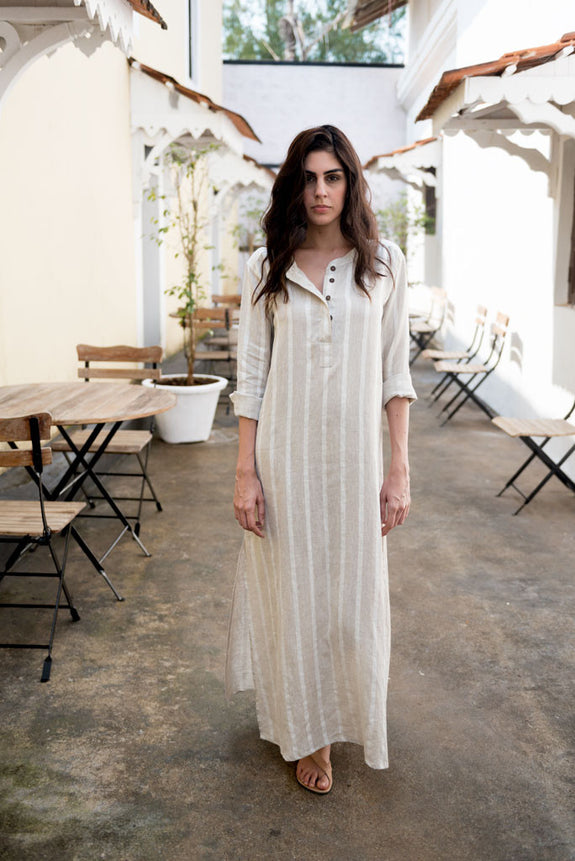 Creamoda Striped Shirt Dress - Republic of Mode