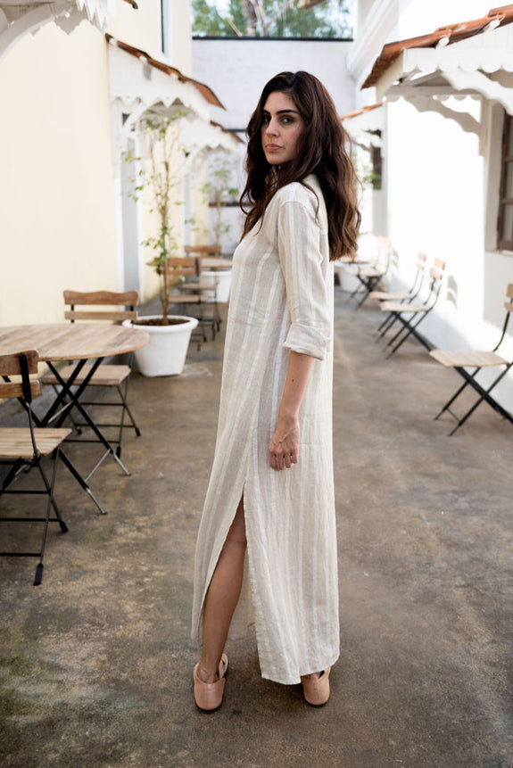 Creamoda Striped Shirt Dress - Republic of Mode