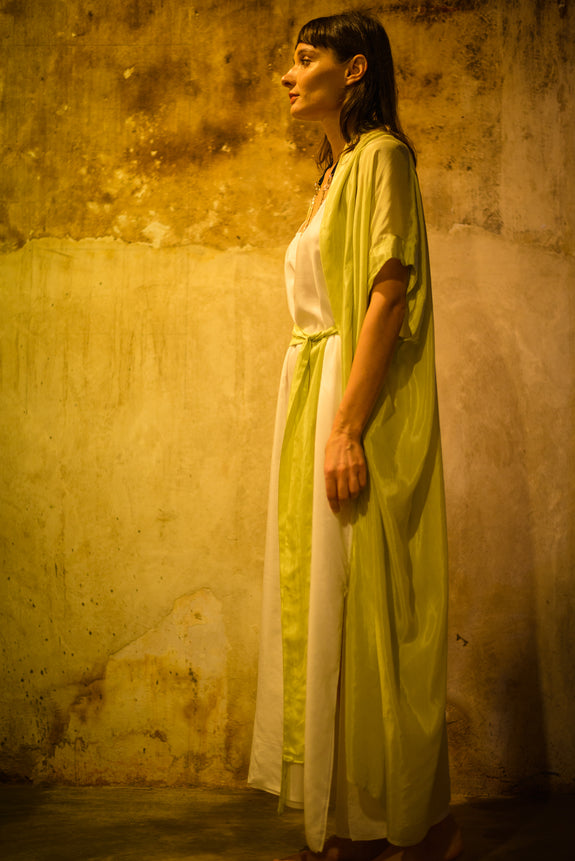 Stephany Cotton Silk Kaftan Jacket - Republic of Mode