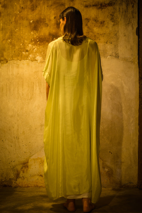 Stephany Cotton Silk Kaftan Jacket - Republic of Mode