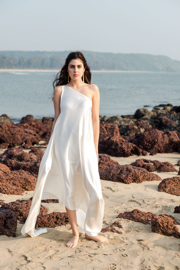 Stephany The Silk One-Shoulder - Republic of Mode