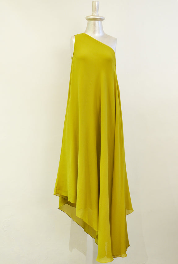 Stephany Silk One Shoulder Dress - Republic of Mode
