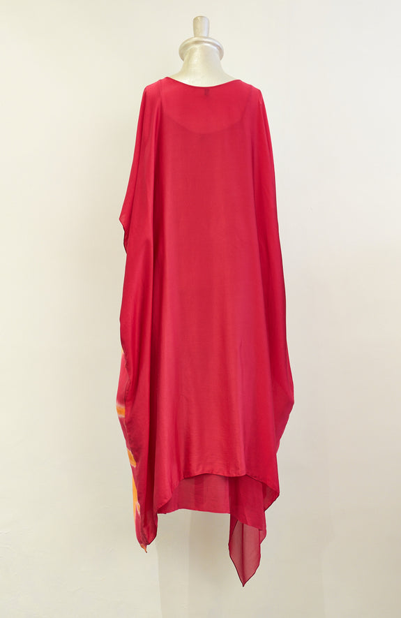 Stephany Fold-Dye Front Paneled Midi Dress - Republic of Mode