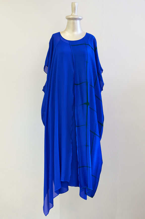 Stephany Fold-Dye Front Paneled Midi Dress - Republic of Mode