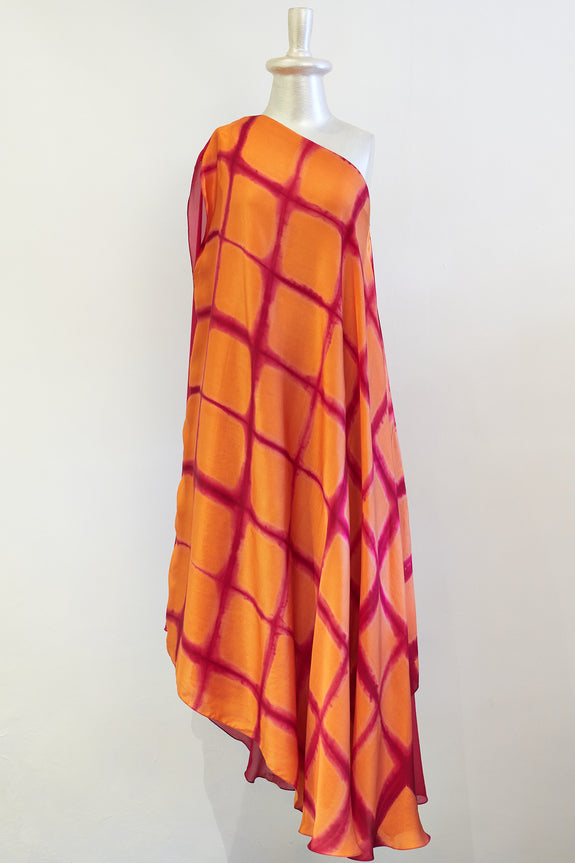 Stephany Tie-Dye One Shoulder Dress - Republic of Mode