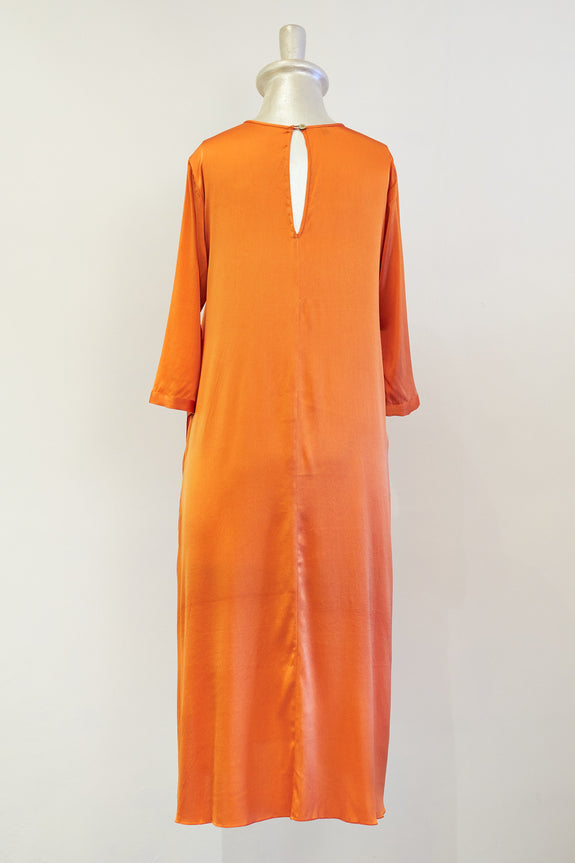 Stephany Silk Straight Cut Dress - Republic of Mode