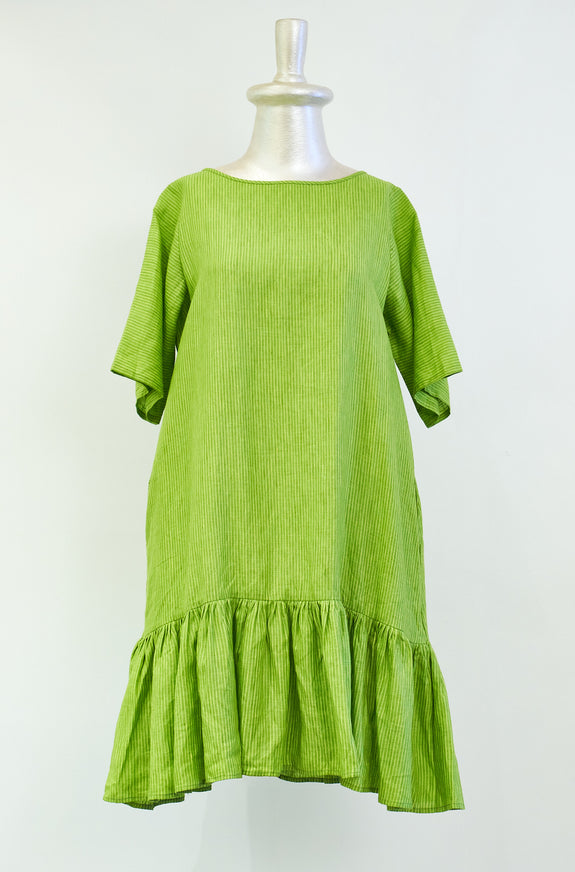 Stephany Drop Hem Gathered Dress - Republic of Mode