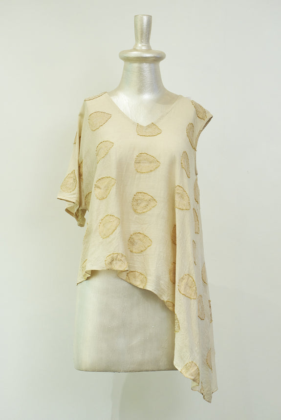 Stephany Silk Side Draped Top - Republic of Mode