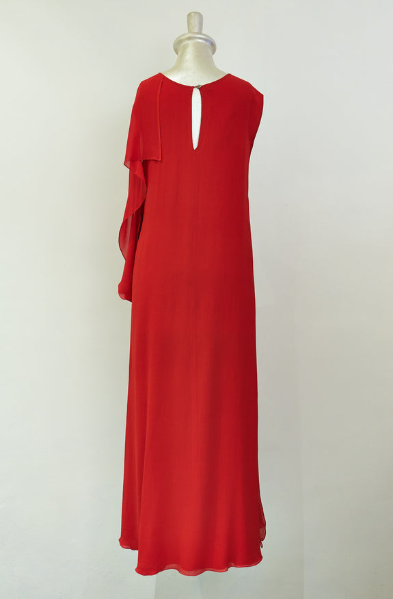 Stephany Silk Hand Draped Dress - Republic of Mode