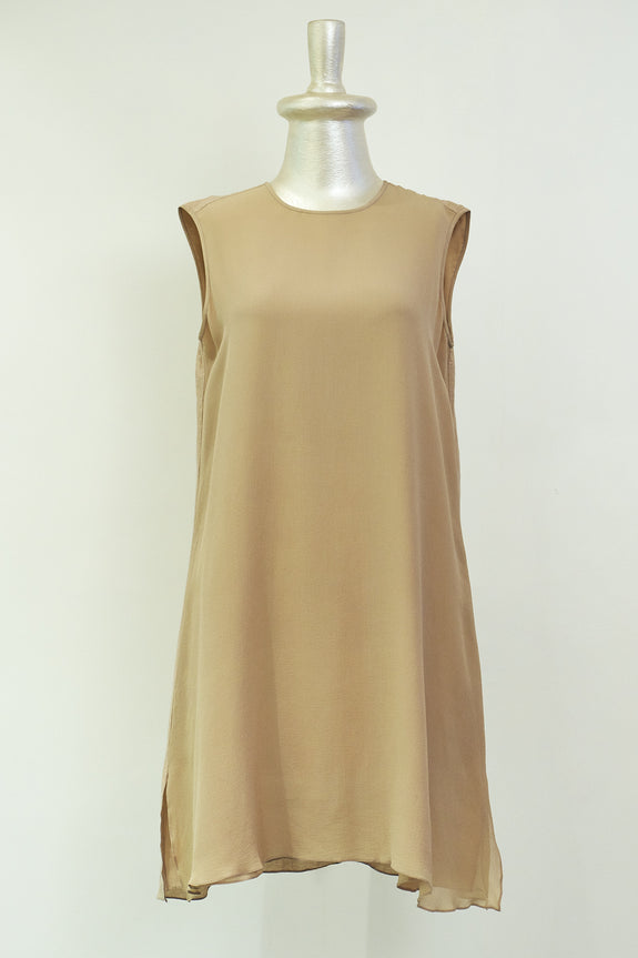 Stephany Silk Straight Cut Sleeveless Tunic - Republic of Mode