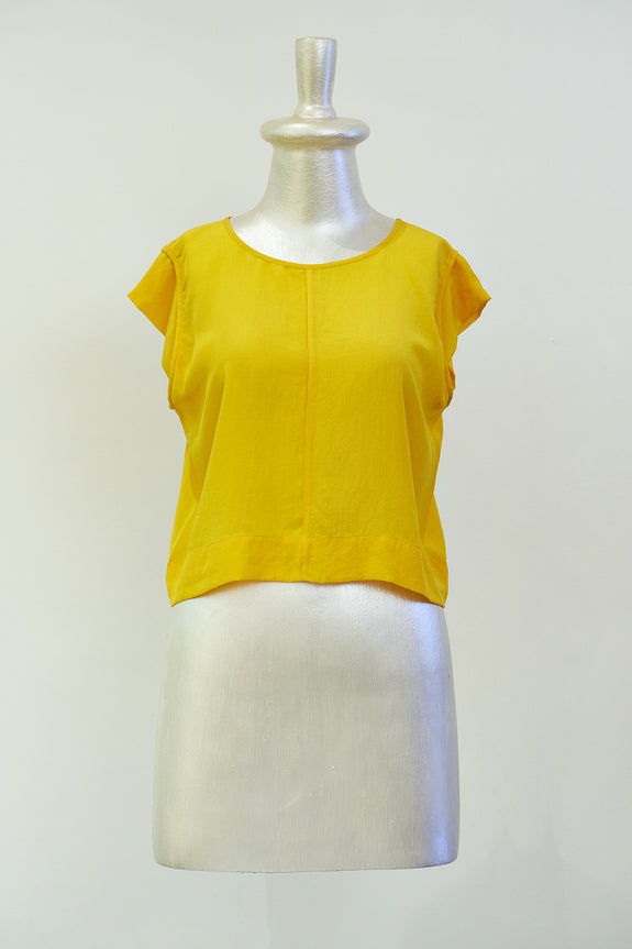 Stephany Silk Cropped Top - Republic of Mode