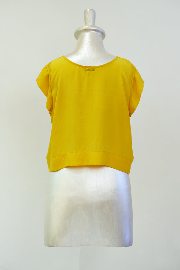 Stephany Silk Cropped Top - Republic of Mode