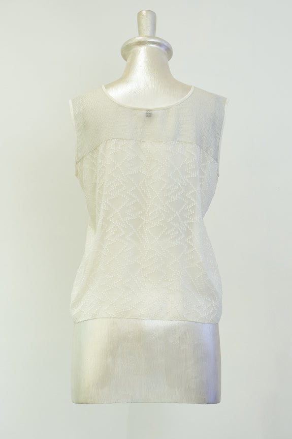 Stephany Silk Sheer Top - Republic of Mode