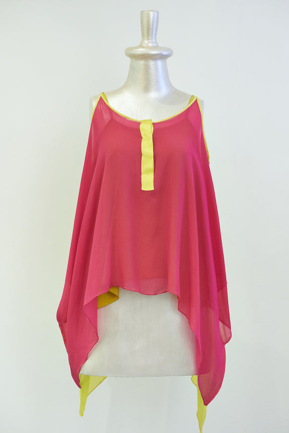 Stephany Silk Cold Shoulder Crop Top - Republic of Mode