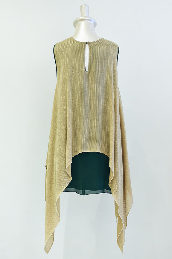 Stephany Silk Cape Dress - Republic of Mode