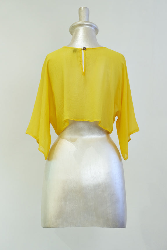 Stephany Silk Cropped Top - Republic of Mode