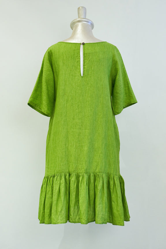 Stephany Drop Hem Gathered Dress - Republic of Mode