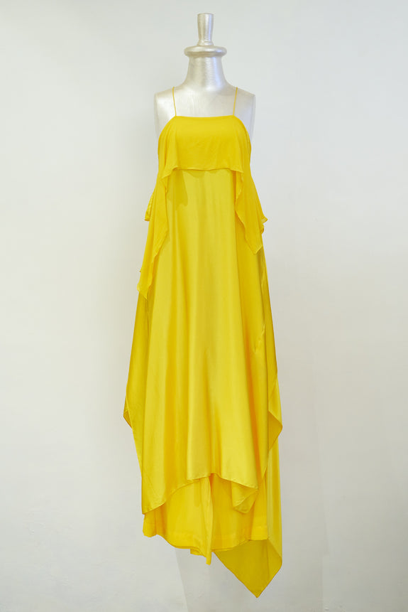Stephany Silk Spaghetti Strap Dress w/ Trouser - Republic of Mode