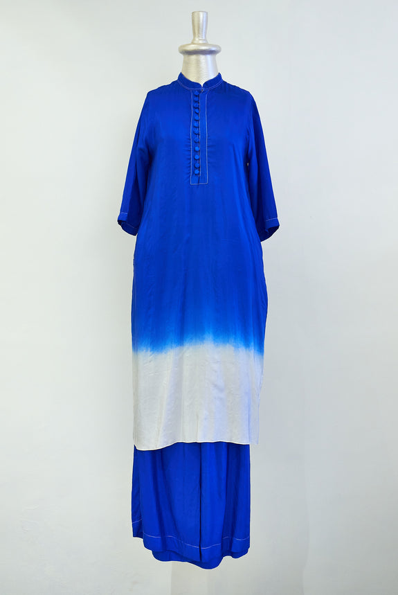 Stephany Fold Dye Silk Tunic Set - Republic of Mode