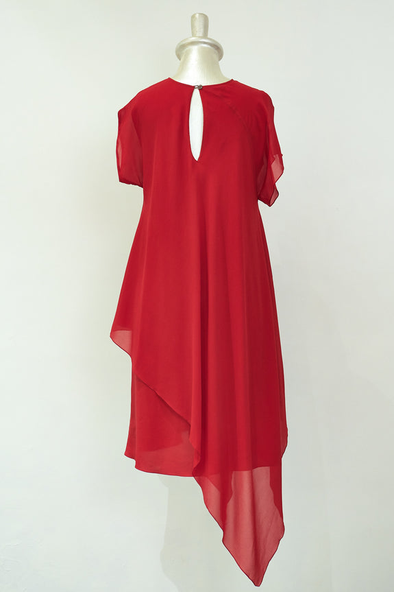 Stephany Silk Layered Dress - Republic of Mode
