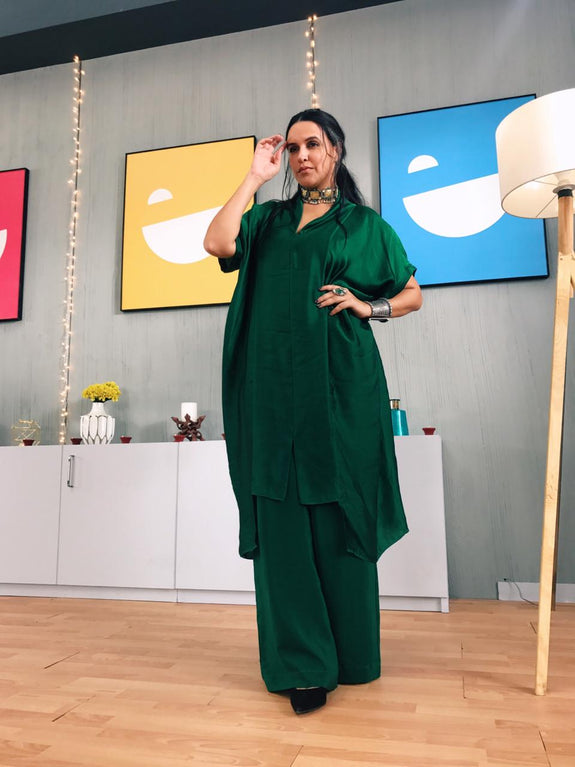 Stephany Silk Kaftan Set - Republic of Mode