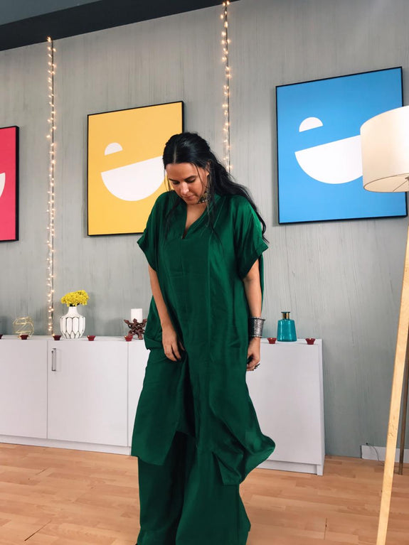 Stephany Silk Kaftan Set - Republic of Mode