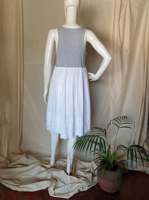 Stephany Cotton Sleeveless Midi Dress - Republic of Mode