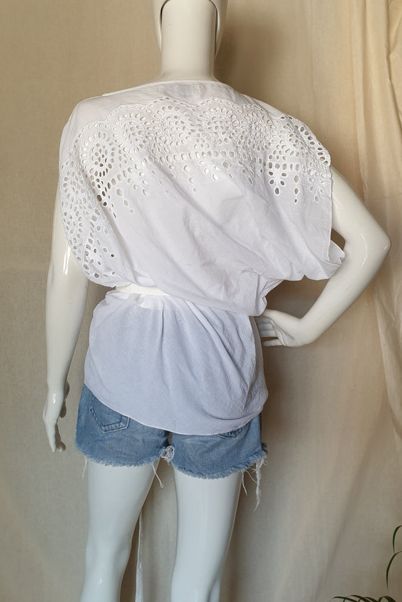 Stephany Cotton Draped Top - Republic of Mode