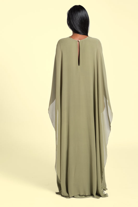 Stephany Silk Front Knot Slim Cut Dress - Republic of Mode