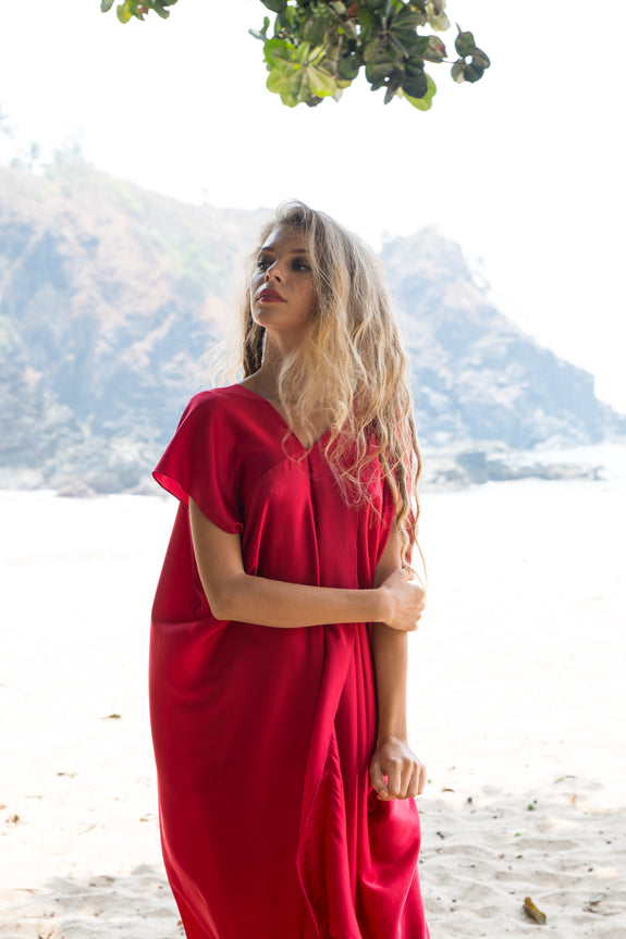 Stephany Silk Front Panelled Tunic - Republic of Mode