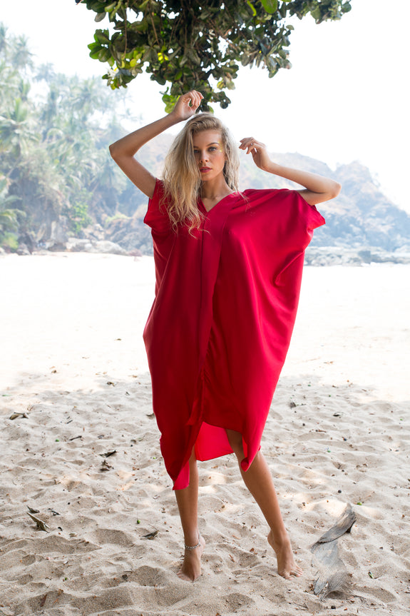 Stephany Silk Front Panelled Tunic - Republic of Mode