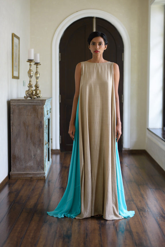 Stephany Silk Low Back Maxi Dress - Republic of Mode