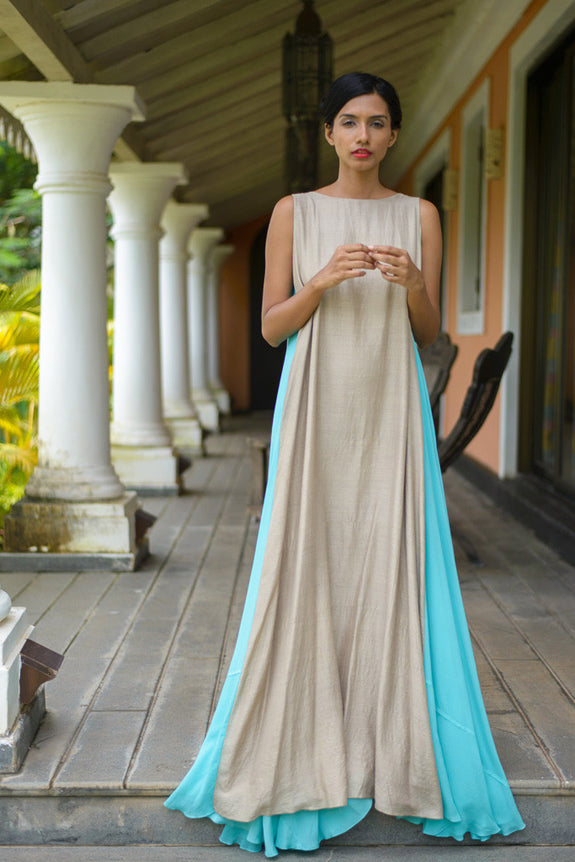 Stephany Silk Low Back Maxi Dress - Republic of Mode