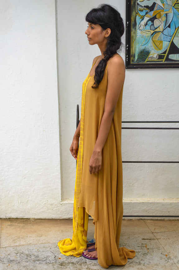 Stephany Silk Layered Tie Dye Dress - Republic of Mode